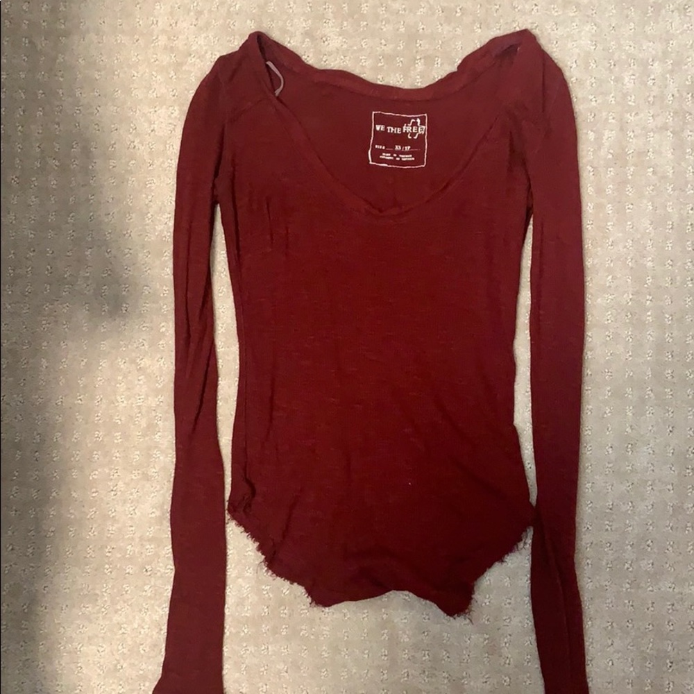Free People long sleeve top